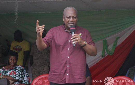 Former president John Dramani Mahama