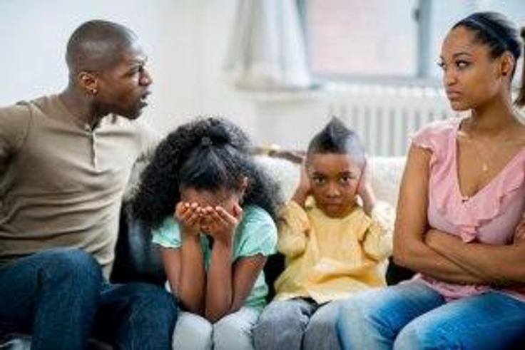 family fighting