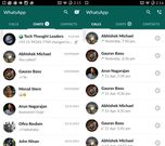 Screenshot of the new Whatsapp update.