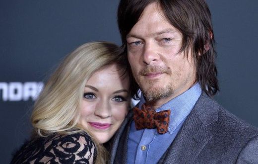 Norman Reedus and Emily Kinney