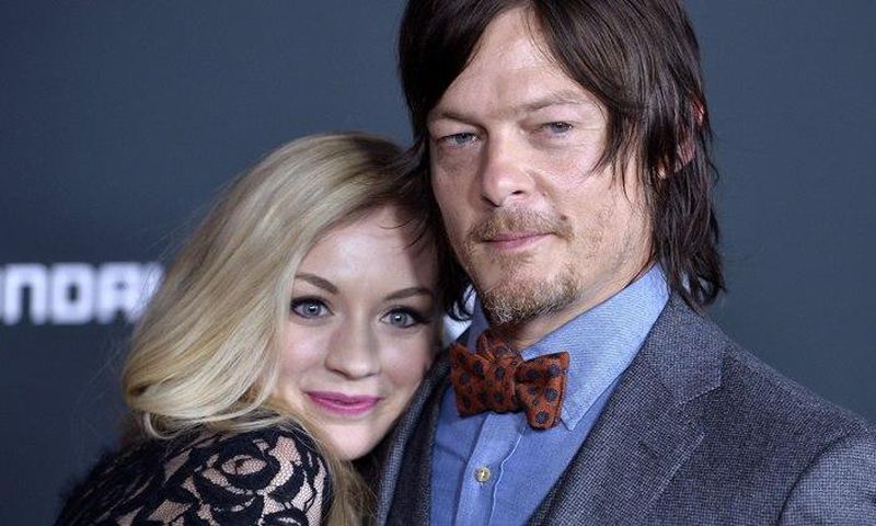 Norman Reedus and Emily Kinney
