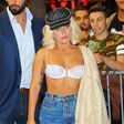 Lady Gaga steps out in bra in NYC