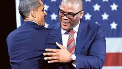 President Obama and Tyler Perry at an event recently