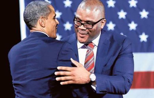 President Obama and Tyler Perry at an event recently
