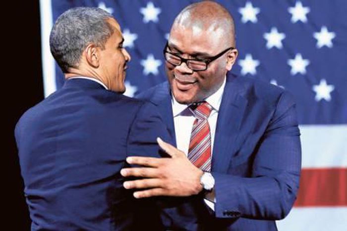 President Obama and Tyler Perry at an event recently