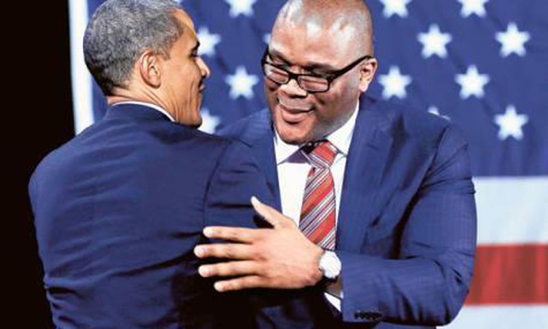 President Obama and Tyler Perry at an event recently