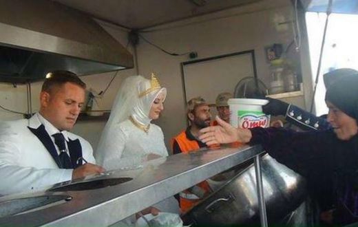 Bride and groom