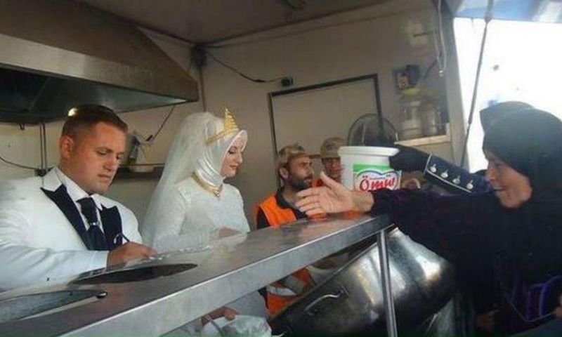 Bride and groom