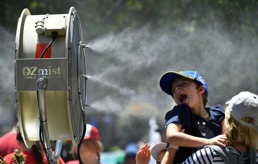The past four days were among Australia's top 10 warmest days on record