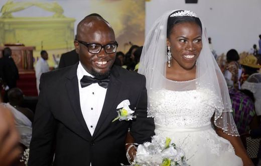 Odelia Ofori and husband