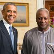 President Barack Obama of US and President John Mahama of Ghana