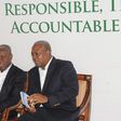 President John Mahama with Vice President Amissah-Arthur