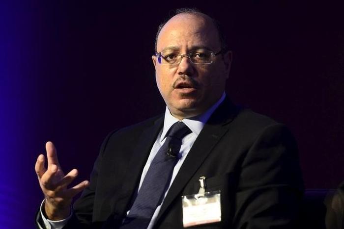 Egypt's Finance Minister Hany Kadry Dimian talks to the media during the Euromoney Conference in Cairo, Egypt September 7, 2015.   REUTERS/Mohamed Abd El Ghany