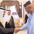 Alhaji Said Sinare presenting his credentials to the new Saudi King Salman Abdulaziz
