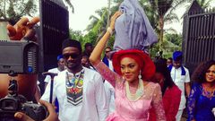Jude Okoye and his wife, Ify Umeokeke