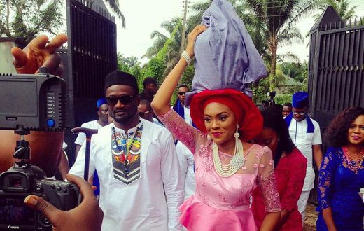 Jude Okoye and his wife, Ify Umeokeke