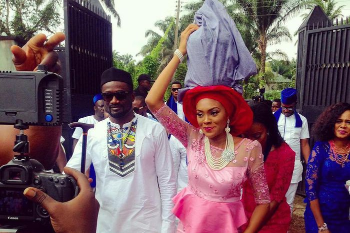 Jude Okoye and his wife, Ify Umeokeke