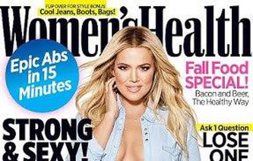 Khloe Kardashian for Women's Health magazine