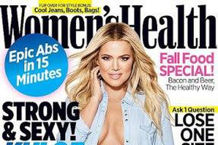 Khloe Kardashian for Women's Health magazine