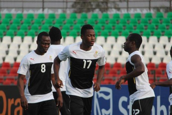 Black Stars at training ground