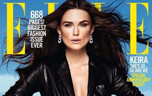 Keira Knightly covers Elle US September 2015 /30th anniversary issue