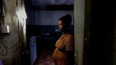 A pregnant Sierra Leonean woman