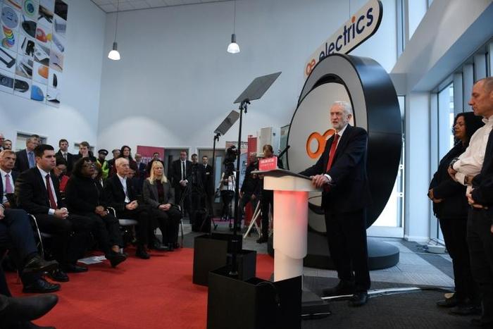 Opposition Labour party leader Jeremy Corbyn speaks on Brexit at the EO Electrics manufacturing plant in Wakefield, north England on January 10, 2019.Britain's main opposition leader Jeremy Corbyn on Thursday called for a general election to resolve th...