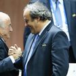 Sepp Blatter and Michel Platini