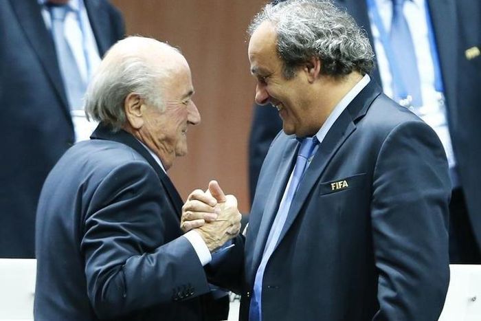 Sepp Blatter and Michel Platini