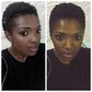 Annie Idibia shows off her short hair