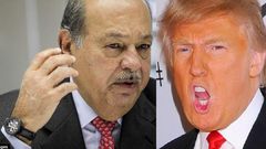 Carlos Slim and Donald Trump