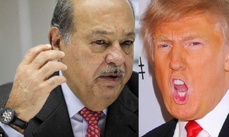 Carlos Slim and Donald Trump