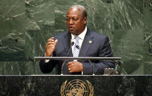 Ghana President John Dramani Mahama....