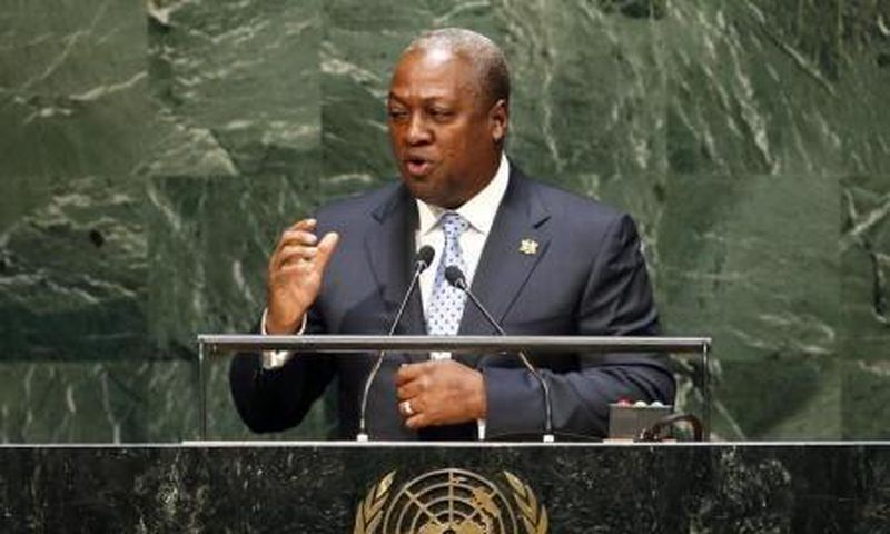 Ghana President John Dramani Mahama....