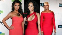 Kim Kardashian, Blac Chyna, Nene Leakes in Herve Leger bandage dresses
