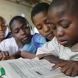 Students in a school in Zimbabwe