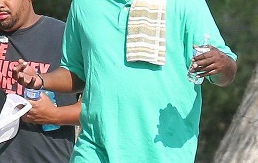 Lamar Odom working out in Las Vegas