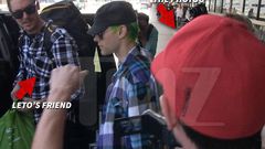 Jared Leto and Friend at LAX