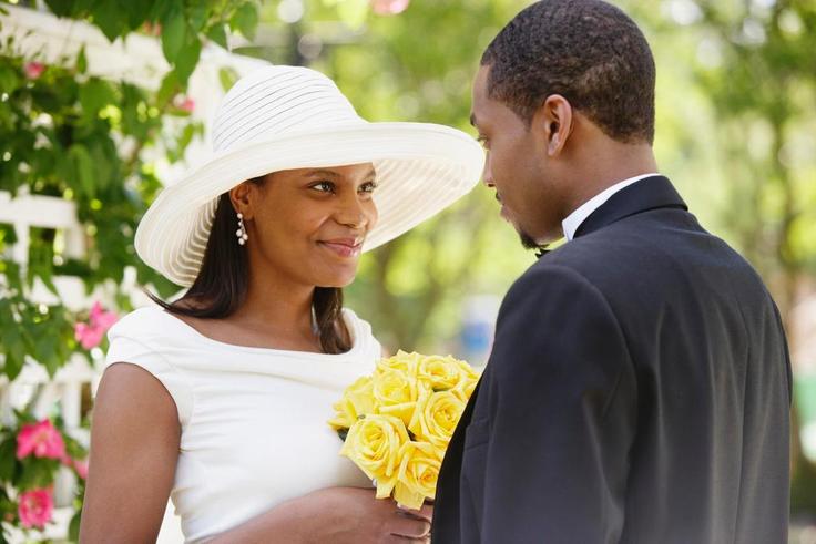 Couple getting married