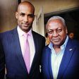 Boris-Kodjoe with President John mahama