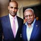 Boris-Kodjoe with President John mahama