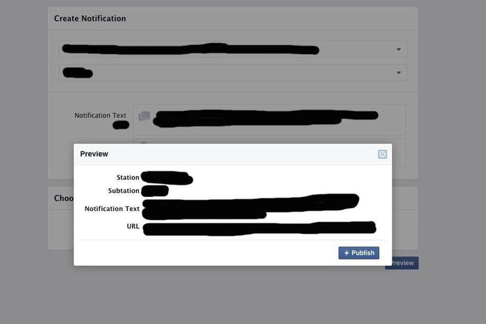 Screenshot of the app Facebook is reportedly working on