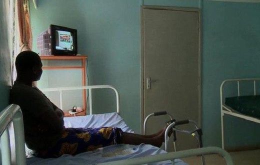 Man in the hospital