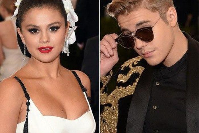 Selena Gomez and Justin Bieber at the Met Gala 2015