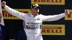 Motor racing-Hamilton on the fast track to triple glory