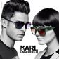 Karl Lagerfeld eyewear ad featuring Kendall Jenner