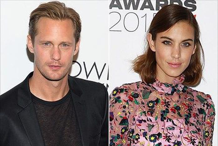 Alexander Skarsgard dating British model, Alexa Chung