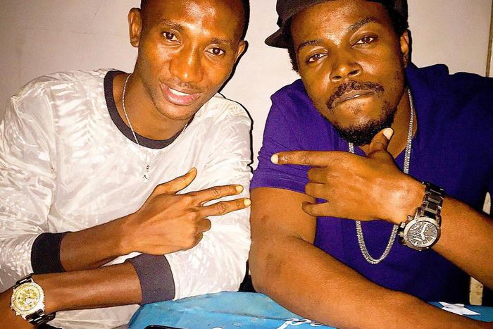 Kwaw Kese hangs out with Harrison Afful