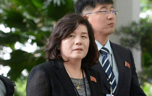 Choe Son Hui was among the officials who accompanied North Korean leader Kim Jong Un to Singapore for his first summit with US President Donald Trump in June