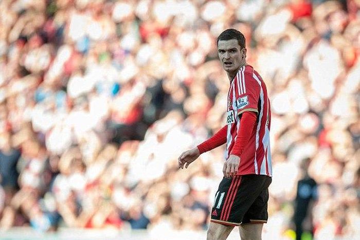 Adam Johnson during a match